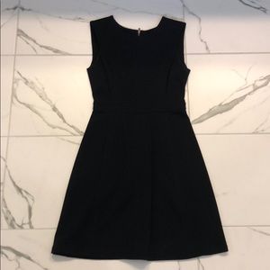 BCBG Maxazria black high neck dress